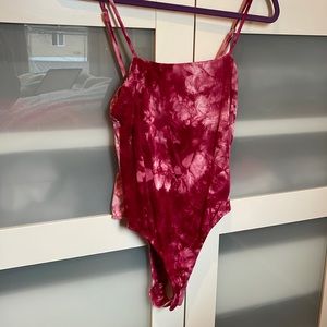 SUPERDOWN/REVOLVE TIE-DYE BODYSUIT